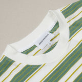 Norse Projects - Johannes Multi Stripe T-shirt - Moss Green