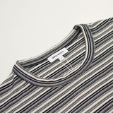 Norse Projects - Johannes Reversed Mini Stripe T-shirt - Dark Navy