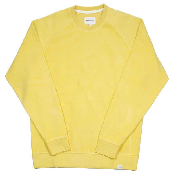 Norse Projects - Ketel Solid Brushed Sweatshirt - Strand Yellow