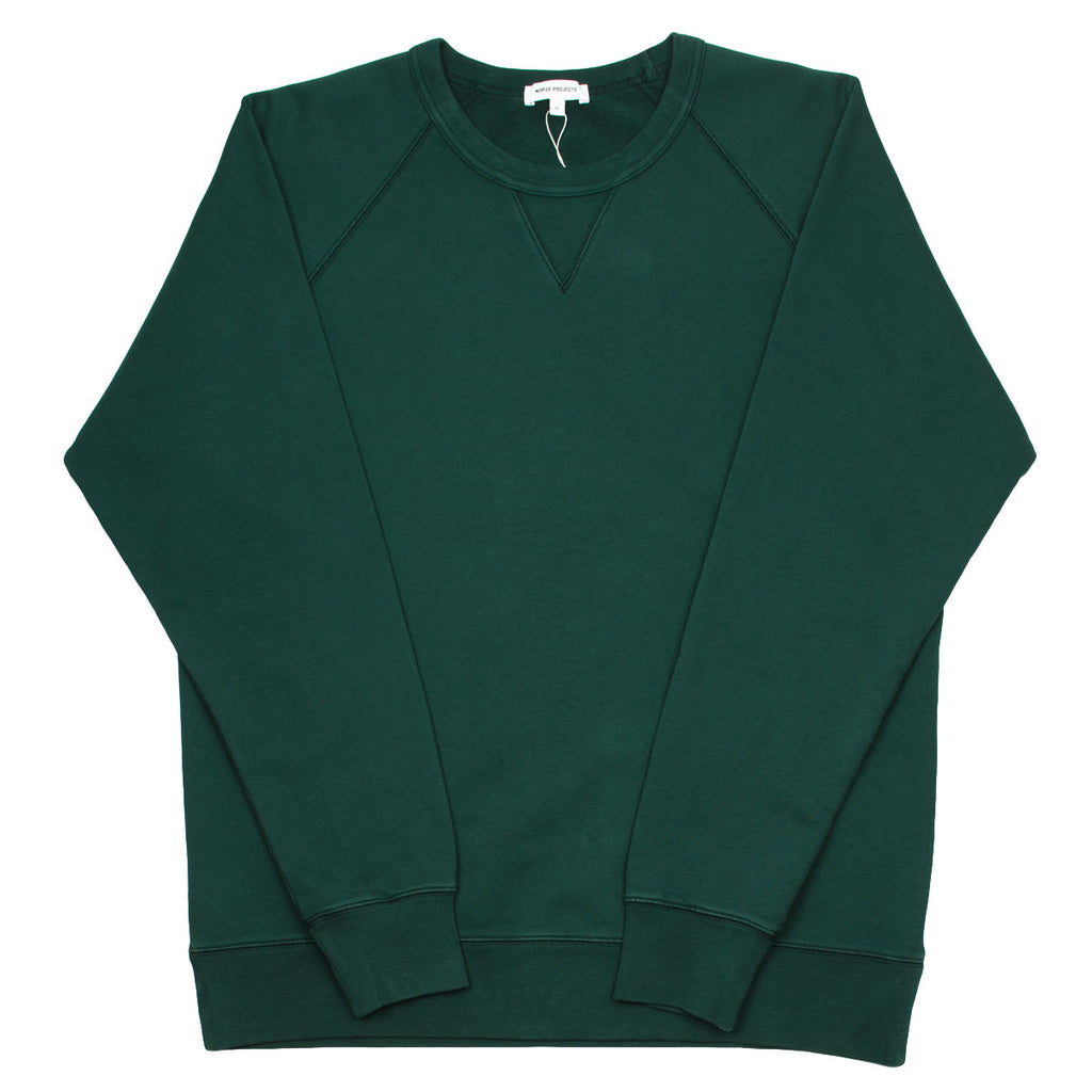 Norse Projects - Kristian Sportswear GMD Sweatshirt - Deep Sea Green