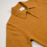 Norse Projects - Marco Lambswool Polo - Mustard Yellow