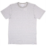 Norse Projects - Niels Classic Stripe T-shirt - Light Grey Melange