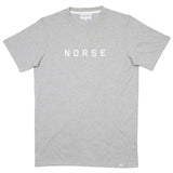 Norse Projects - Niels Standard Logo T-shirt - Light Grey Melange