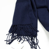 Norse Projects x Johnstons Lambswool Scarf - Navy