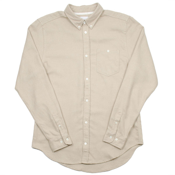 Norse Projects - Osvald Brushed Shirt - Khaki (Beige)