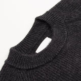 Norse Projects - Roald Cotton Wool Sweater - Charcoal Melange