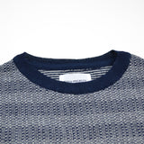 Norse Projects - Sigfred Denim Stitch Sweater - Dark Navy