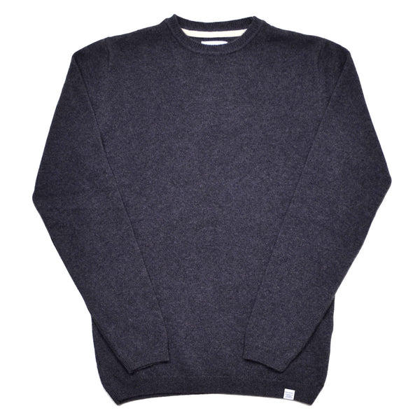 Norse Projects - Sigfred Lambswool Sweater - Grey Melange