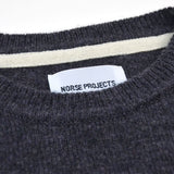Norse Projects - Sigfred Lambswool Sweater - Grey Melange
