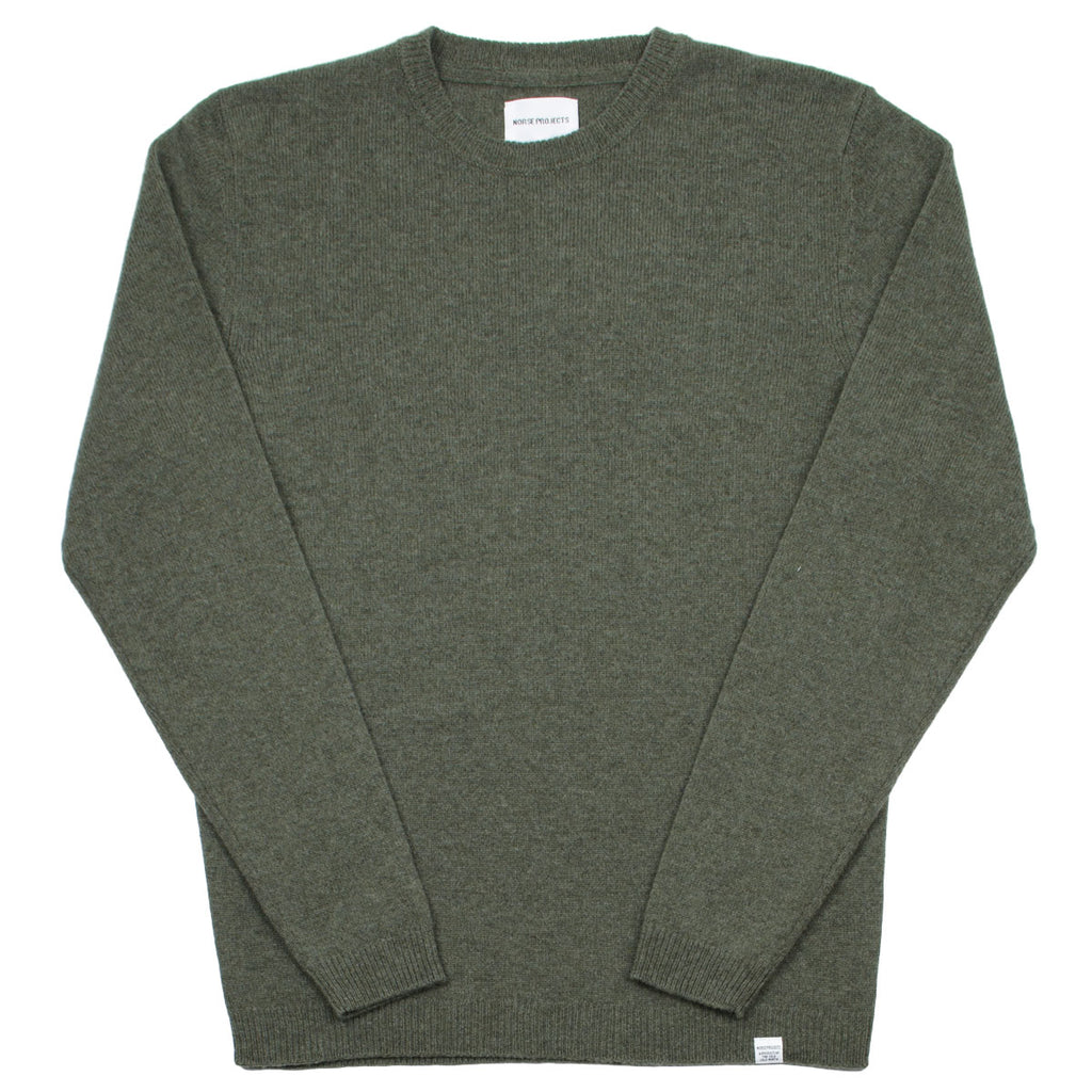 Norse Projects - Sigfred Lambswool Sweater - Ivy Green