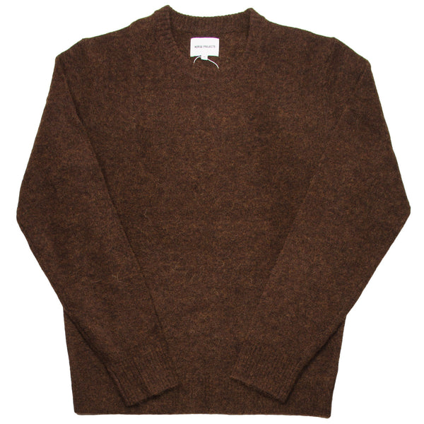 Norse Projects - Sigfred Merino Alpaca Sweater - Truffle