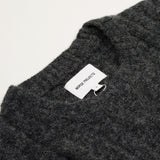 Norse Projects - Sigfred Rib Alpaca Merino Sweater - Charcoal
