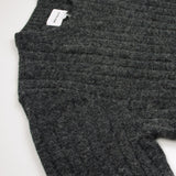 Norse Projects - Sigfred Rib Alpaca Merino Sweater - Charcoal