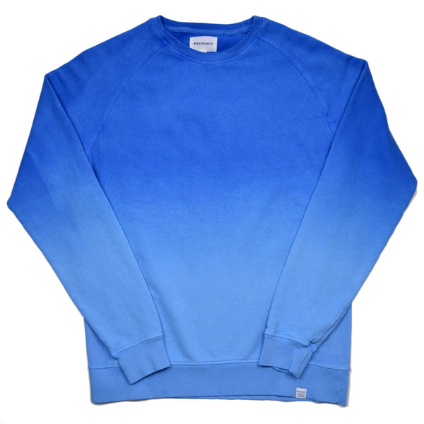 Norse Projects - Vorm Brushed Indigo Sweatshirt - California Blue