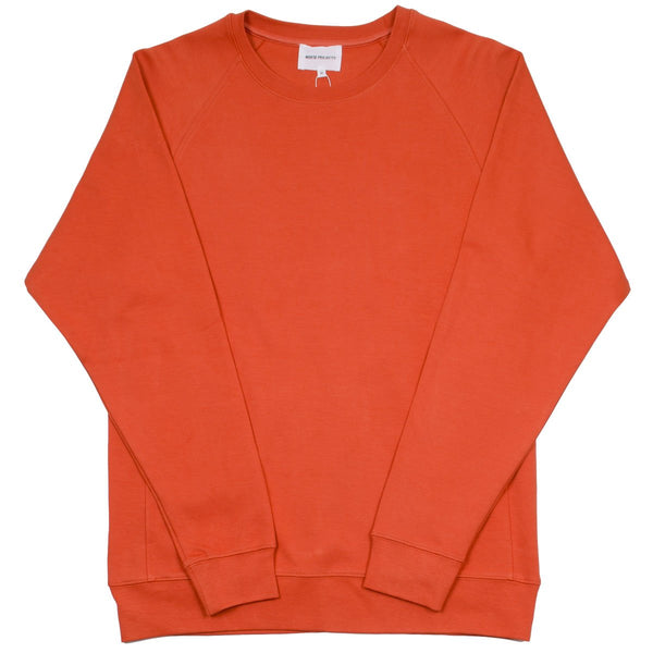 Norse Projects - Vorm Summer Interlock Sweatshirt - Burned Red