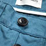 Norse Projects – Aros Short Heavy Chino – Iris Blue