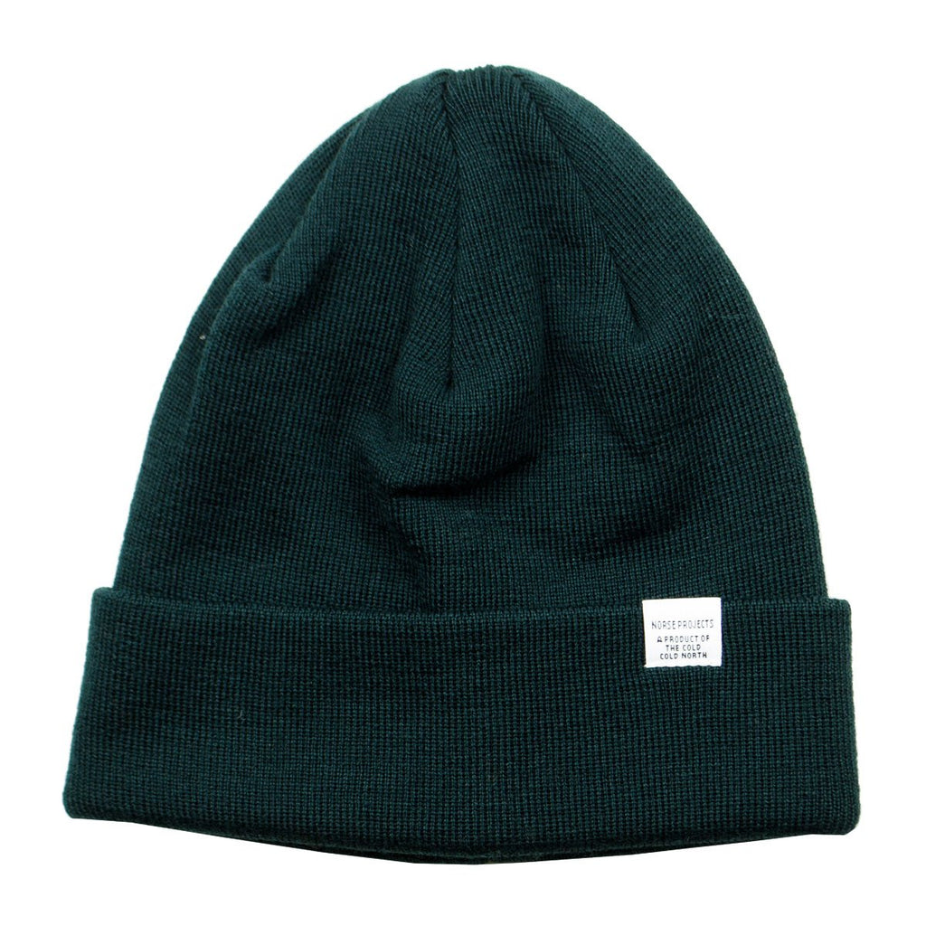 Norse Projects - Norse Top Beanie - Quartz Green