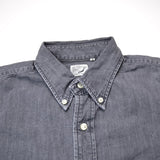 orSlow - Button-down Shirt - Black Grey Denim