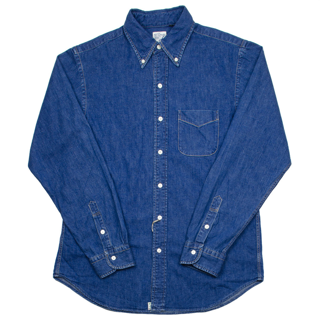 orSlow - Button-down Shirt - Denim Used