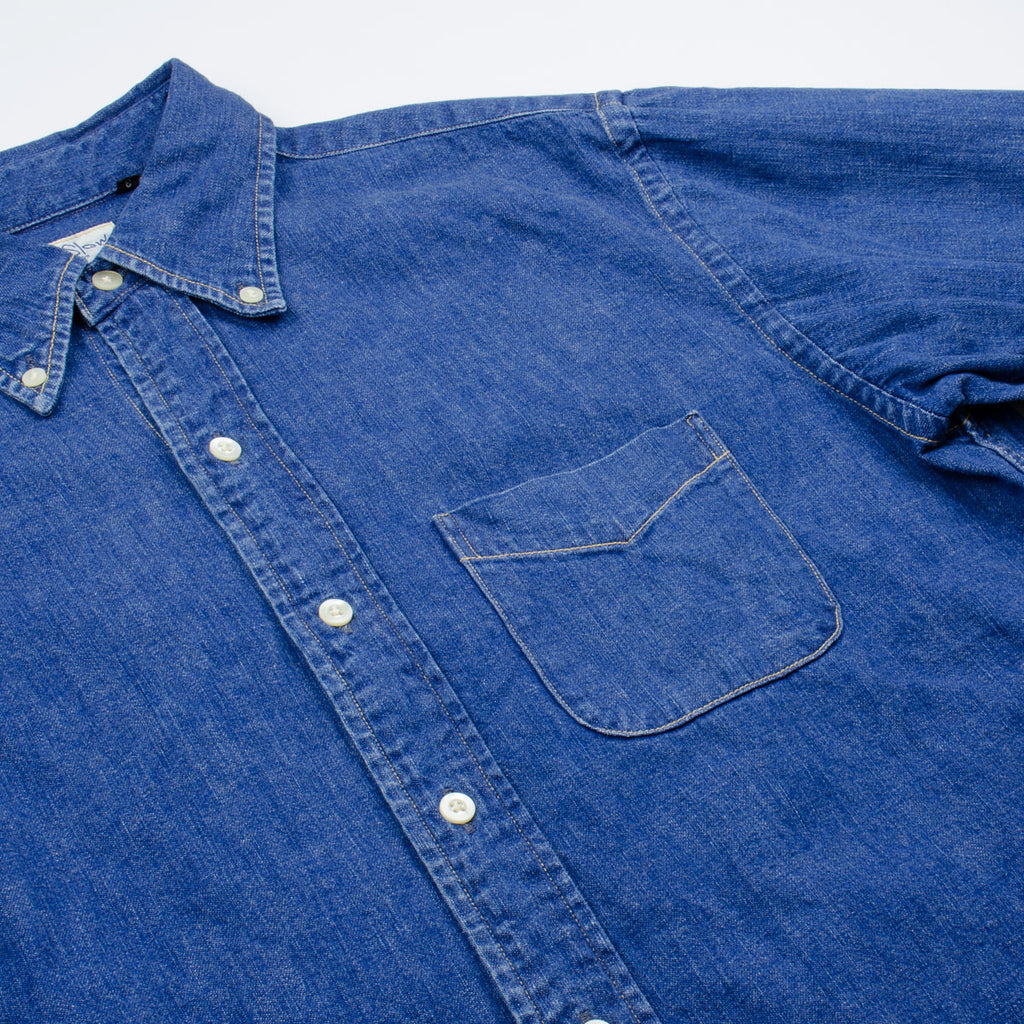 orSlow - Button-down Shirt - Denim Used