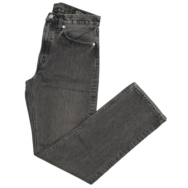 orSlow - Ivy Fit Denim 107 - 90's Black Denim Stone Wash