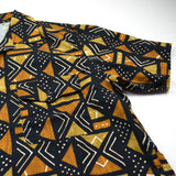 orSlow - Short Sleeve Open Collar Shirt - Africa Print