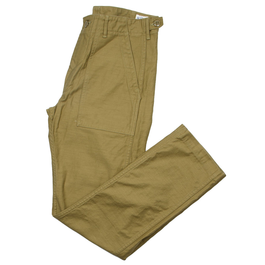 orSlow - Slim Fit Fatigue Pants - Khaki