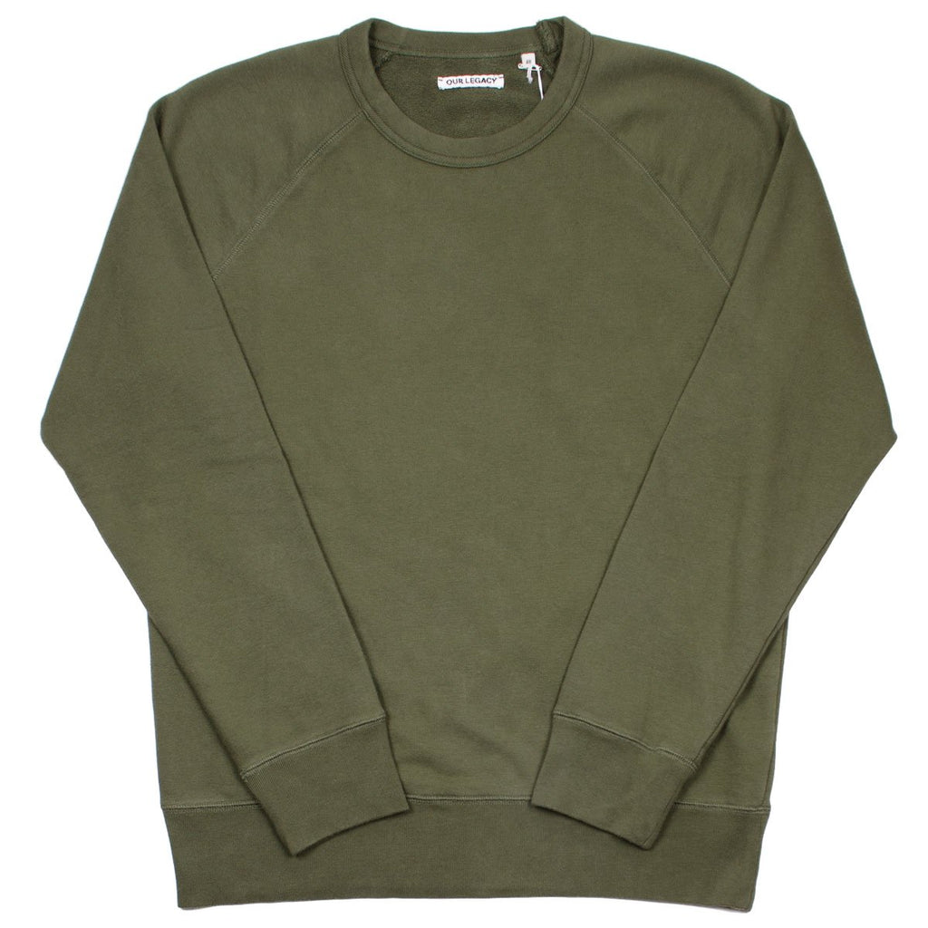 Our Legacy - 50's Great Sweatshirt - Core Olive Sweat