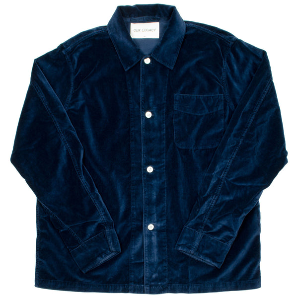 Our Legacy - Box Shirt - Navy Velvet