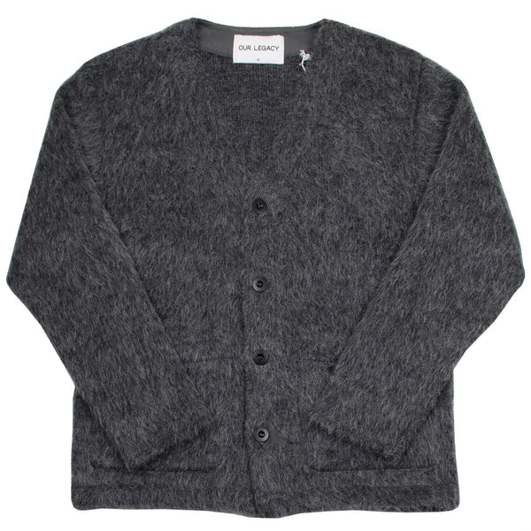 Our Legacy SPLASH - Cardigan - Grey Fuzz