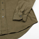 Our Legacy - Classic Shirt - Dark Olive Silk Noil