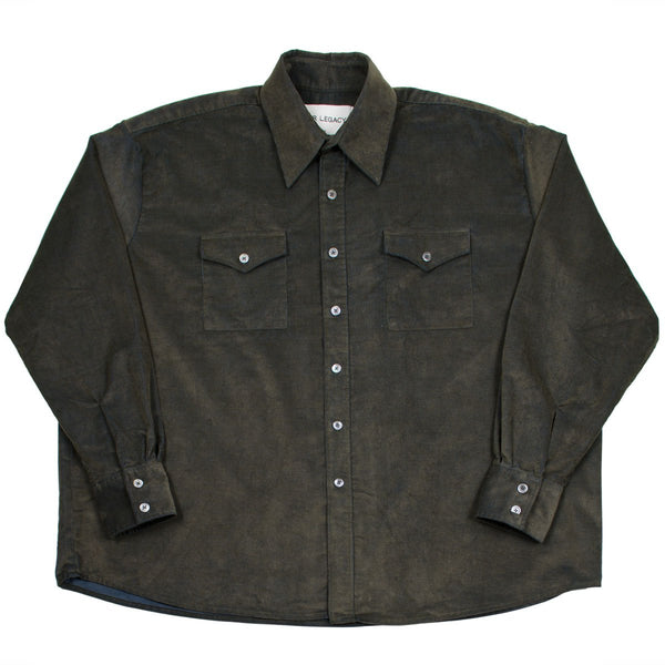 Our Legacy SPLASH - Overshirt - Sludge Olive Corduroy