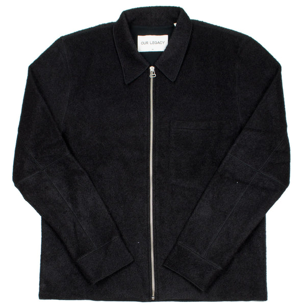 Our Legacy - Raw Edge Blouson - Black Curl