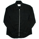 Our Legacy - Zip Shirt - Washed Black Linen