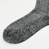 RoToTo - Doubleface Silk / Cotton Socks - D. Gray / Black