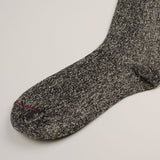 RoToTo - Doubleface Silk / Cotton Socks - Yellow / Charcoal
