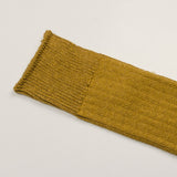 RoToTo - Linen Cotton Rib Socks - Dark Gold