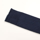 RoToTo - Linen Cotton Rib Socks - Navy