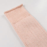 RoToTo - Linen Cotton Rib Socks - Pink
