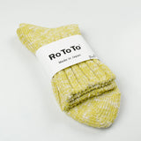 RoToTo - Low Gauge Slub Socks - Lime