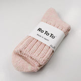 RoToTo - Low Gauge Slub Socks - Pink