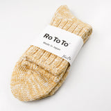 RoToTo - Low Gauge Slub Socks - Yellow