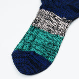 RoToTo - Mixture Socks - Blue/Emerald/Pink