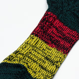 RoToTo - Mixture Socks - Green/Red/yellow