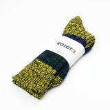 RoToTo - Mixture Socks - Yellow/Green/Blue