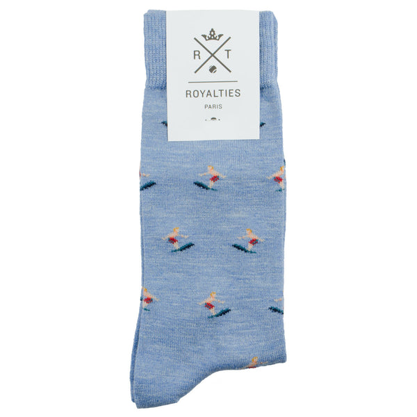 Royalties - Kelly Socks - Azur