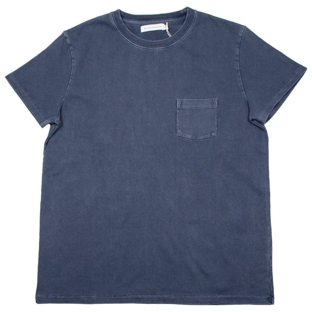 Schnayderman's - Garment Dyed Pocket T-shirt - Mood Indigo