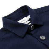 Schnayderman's - Linen Cotton Overshirt - Navy