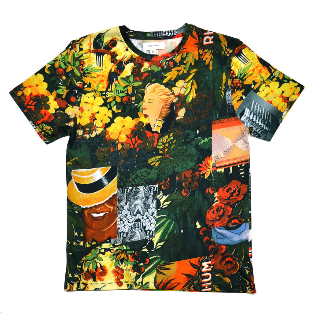 Soulland - Doe Allover Print T-shirt - Multicolor