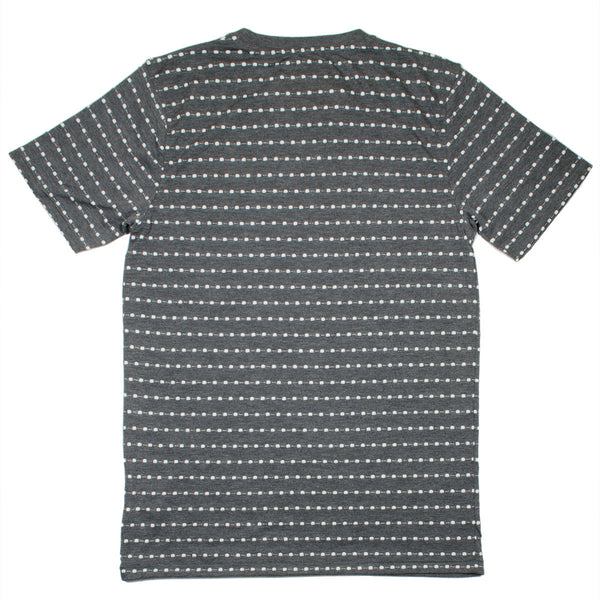 Soulland - Fernell T-shirt with Embroidered Dots - Grey/White